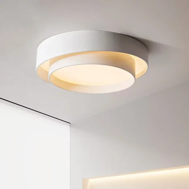 ZIMULONG Nordische LED Deckenleuchte im skandinavischen Design für Wohnzimmer, Esszimmer oder Schlafzimmer in Weiß, Schwarz oder Grau - Bild 1