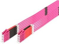 Digitus LWL Patchkabel Duplex LC auf LC Multimode OM4 pink - Bild 1