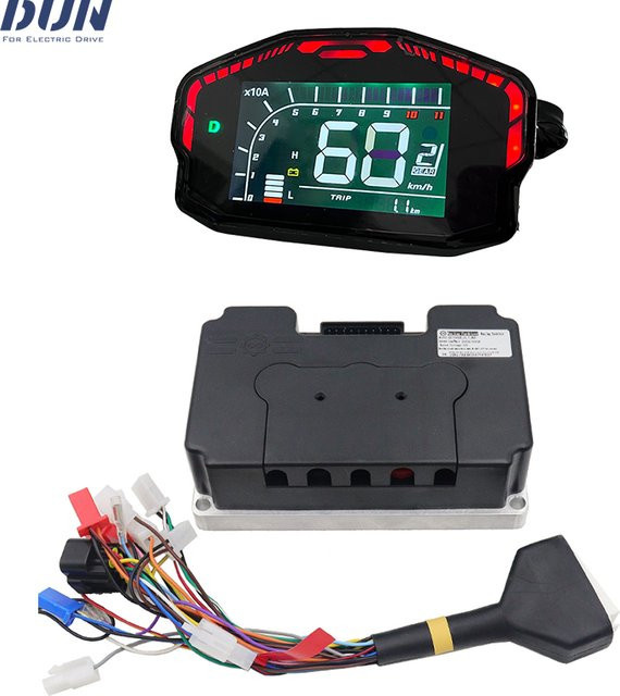 Fardriver ND72450 Controller 48V-72V DC 200A BLDC Motor Motherboard mit DKD Display und Bluetooth in Schwarz - Bild 1