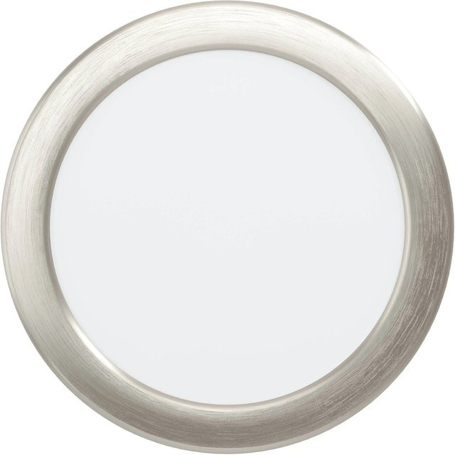 Eglo LED-Einbauspot Fueva 5 in Nickelfarben Matt mit 4.000K Cool White, Durchmesser: 16,6 cm - Bild 1