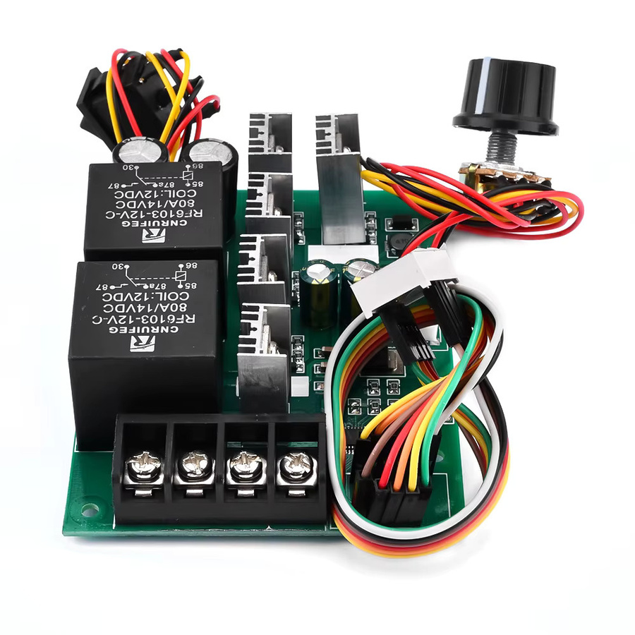 Gaqqee PWM DC-Motorgeschwindigkeitsregler Motorantriebsmodul 10-50V 40A mit Vorwärts- und Rückwärtsbetrieb - Bild 3