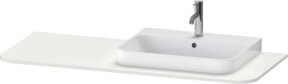 Duravit Waschtisch-Konsole Happy D.2 Plus in Weiß Matt, B/T: 130 x 55 cm - Bild 1