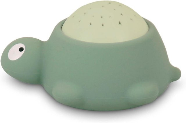 Filibabba LED Schildkröte Nachtlampe aus Silikon in Grün mit wiederaufladbarem Akku und Touch-Funktion - Bild 1