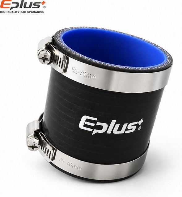 EPLUS Schwarzer Silikonschlauch als Universeller Schlauchverbinder für Auto-Lufteinlass, Ladeluftkühler und Turbo-Rohradapter - Bild 1