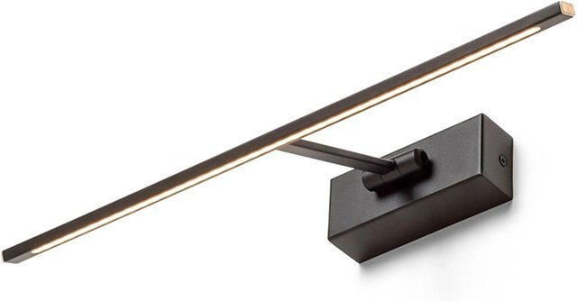 Rendl Wandleuchte Fresco 45 LED Schwarz 8 W verstellbar - Bild 1