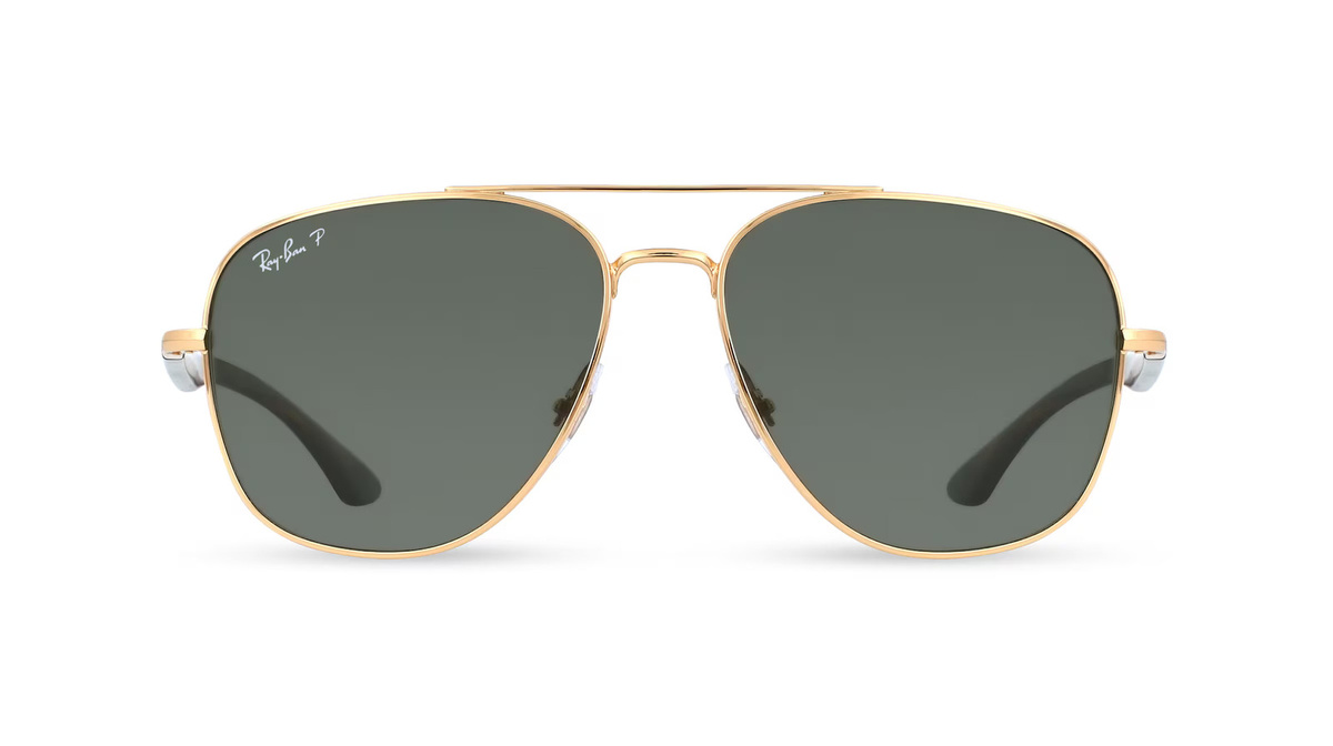 Ray-Ban RB 3683 Sonnenbrille, Vollrand, Quadratisch, Metall, Unisex, gold - Bild 1