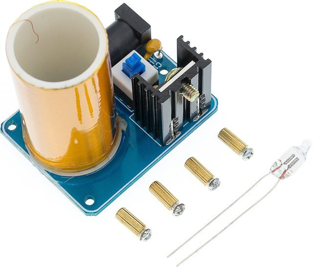 BD243 Mini Tesla Spule DIY Elektronik Kit für Magie Requisiten und Lichttechnologie von AITEXM ROBOT - Bild 1