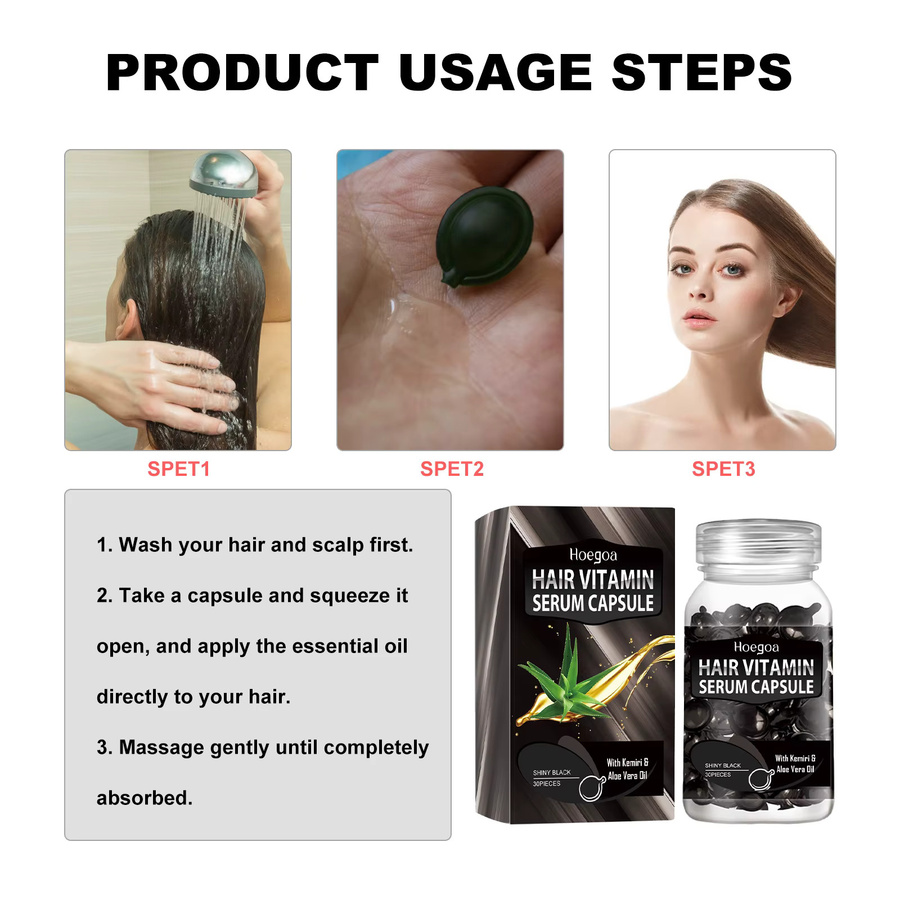 HOEGOA Haar-Vitamin-Serum-Kapseln, 30 Stück - Bild 4