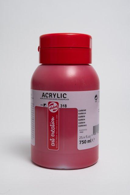 Talens Art Creation Acrylfarbe Karmin 318, 750 ml - Bild 1