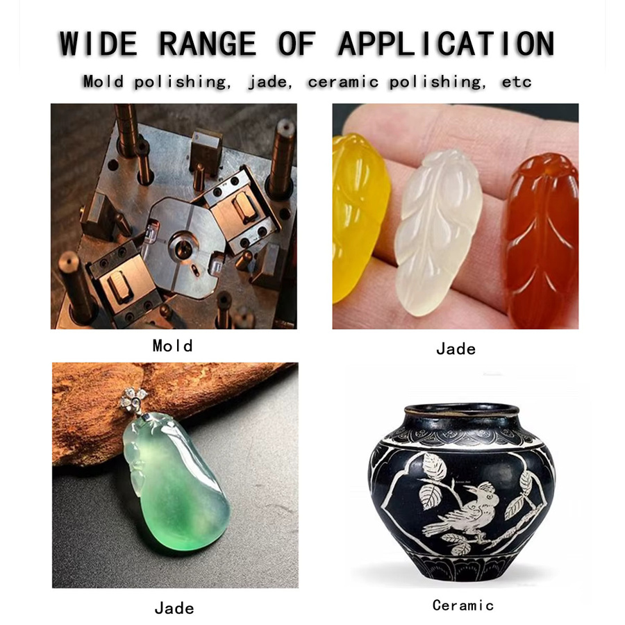 Red Bull Diamant-Schleifpaste in Jade-Form zum Polieren und Läppen, Körnung 0,5–10 Mikron, Mehrfarbig - Bild 2