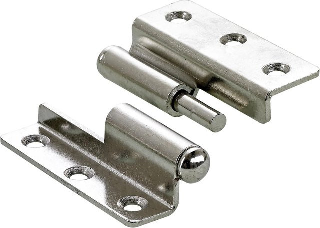 Hettich Möbelband in Silber, vernickelt, B: 50 mm, H: 40 mm - Bild 1