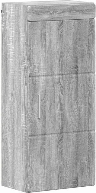 vidaXL Badezimmer-Wandschrank TULUM in Grau Sonoma, modern und wandmontiert, Breite: 37 cm, Tiefe: 24,5 cm, Höhe: 86 cm - Bild 1