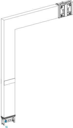 Schneider Electric KSC Winkelelement KSC250DLF4CF Brandschott Winkelprofil flach PE außen 250A - Bild 1