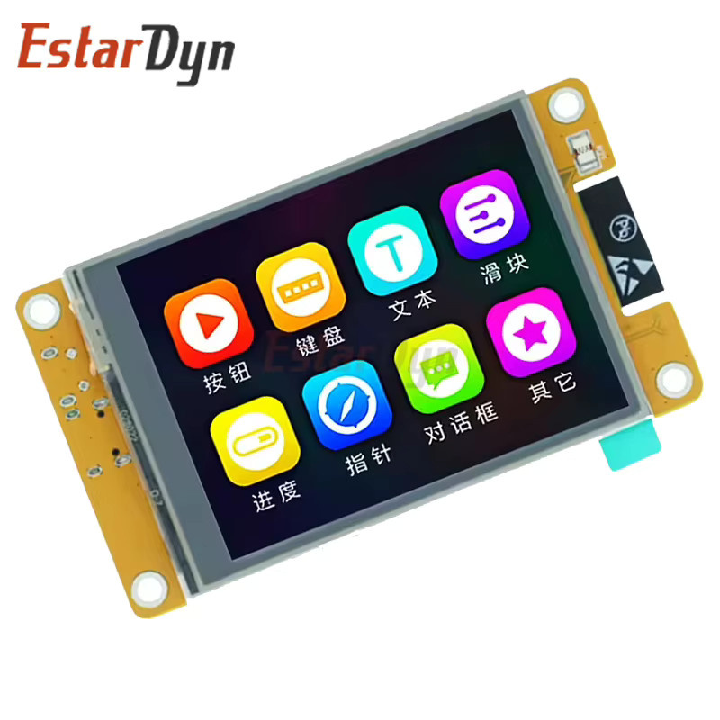 Estardyn ESP32 LVGL Smart Display mit 2,8 Zoll LCD TFT Modul, WiFi und Bluetooth, Touchscreen, Multicolor - Bild 4
