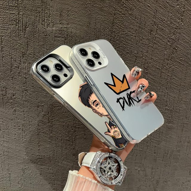 Stoßfeste matte Handyhülle Rapper Duki ADA für iPhone 17 16 15 14 13 12 11 Pro Max Plus und 17 Air in Schwarz oder Transparent - Bild 1