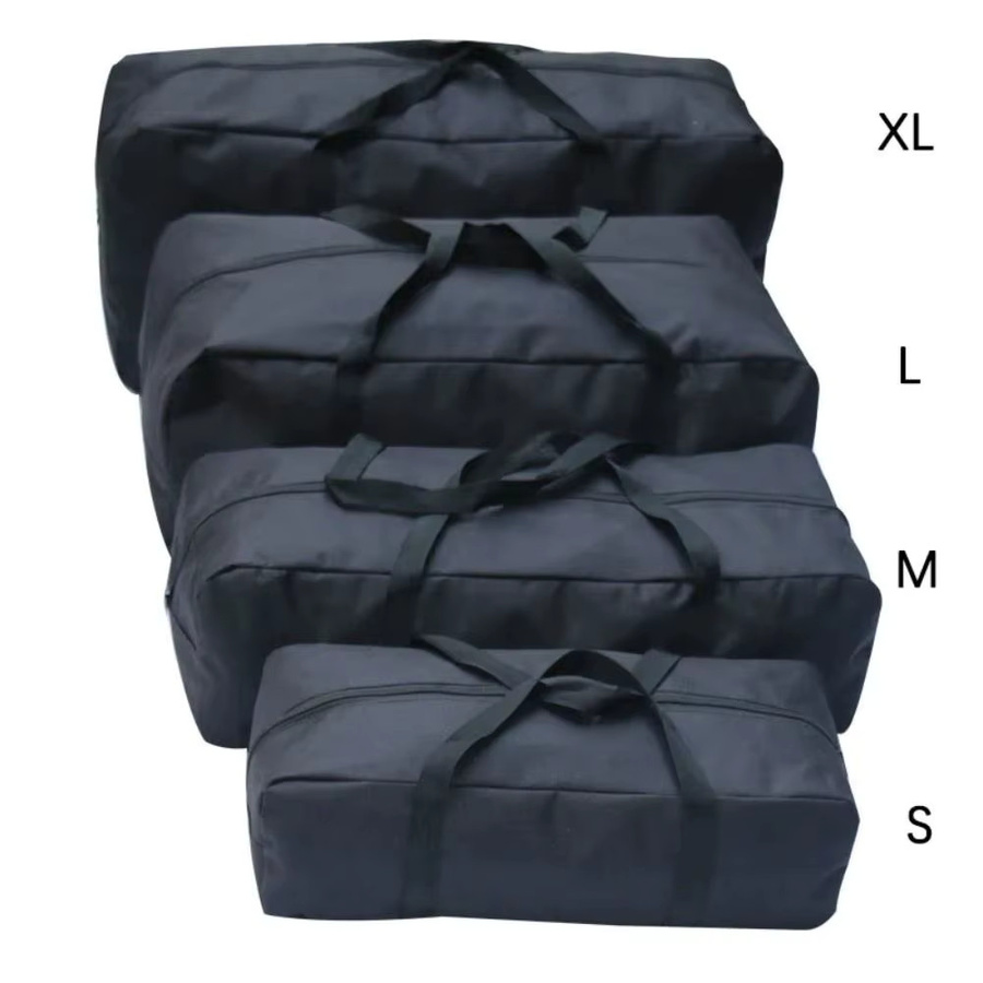 Wäsche-Einkaufstasche aus wasserdichtem Oxford-Stoff und Vliesstoff in Schwarz als mobile Aufbewahrungstasche für Zuhause und Outdoor - Bild 6