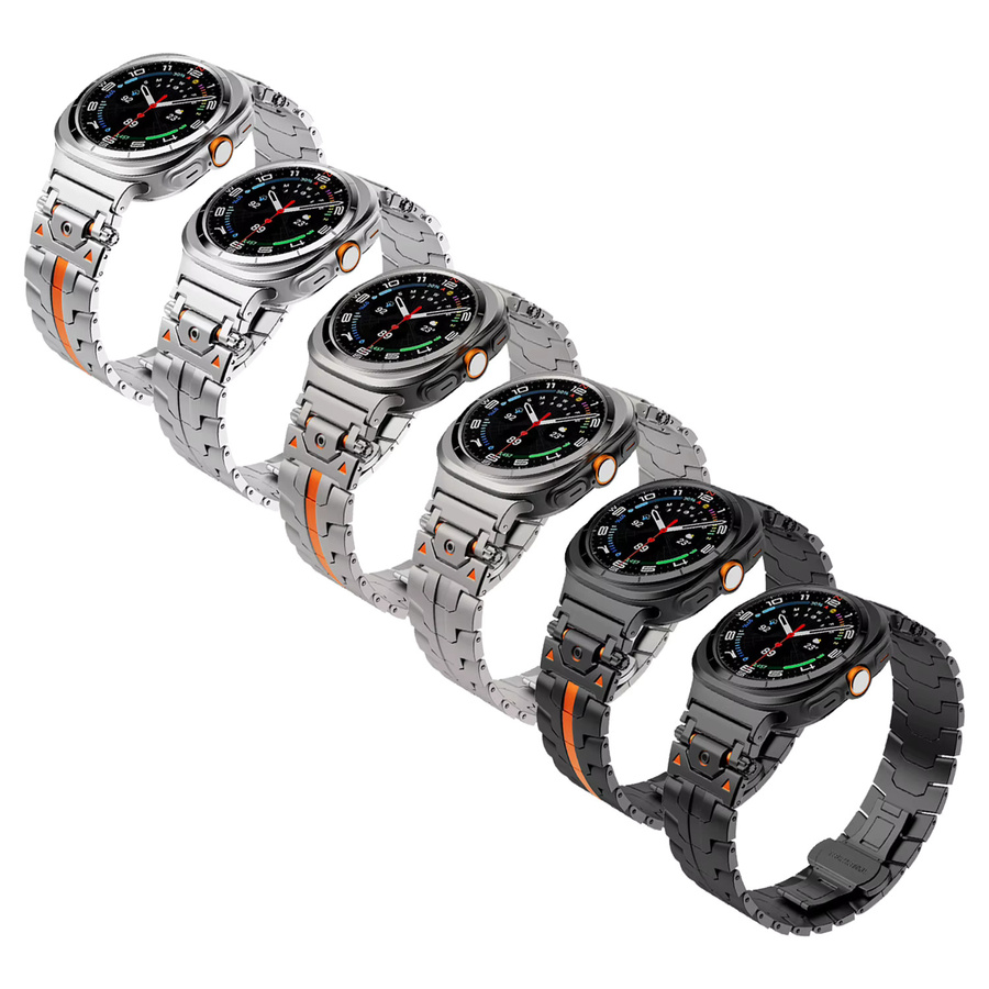 Geekthink Uhrenarmband Edelstahl, Silber, Herren - Bild 2