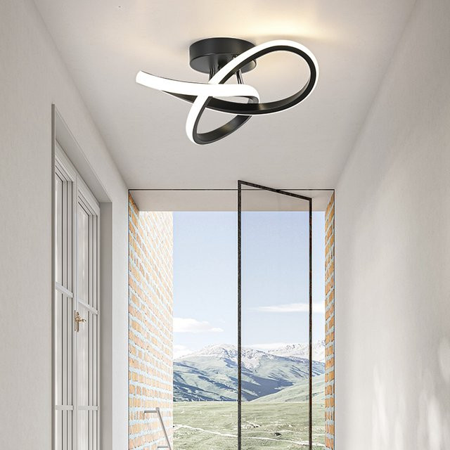 DARHYN LED Deckenleuchte zur Oberflächenmontage in Cool White aus Aluminium für Wohnzimmer, Schlafzimmer und Flur - Bild 1