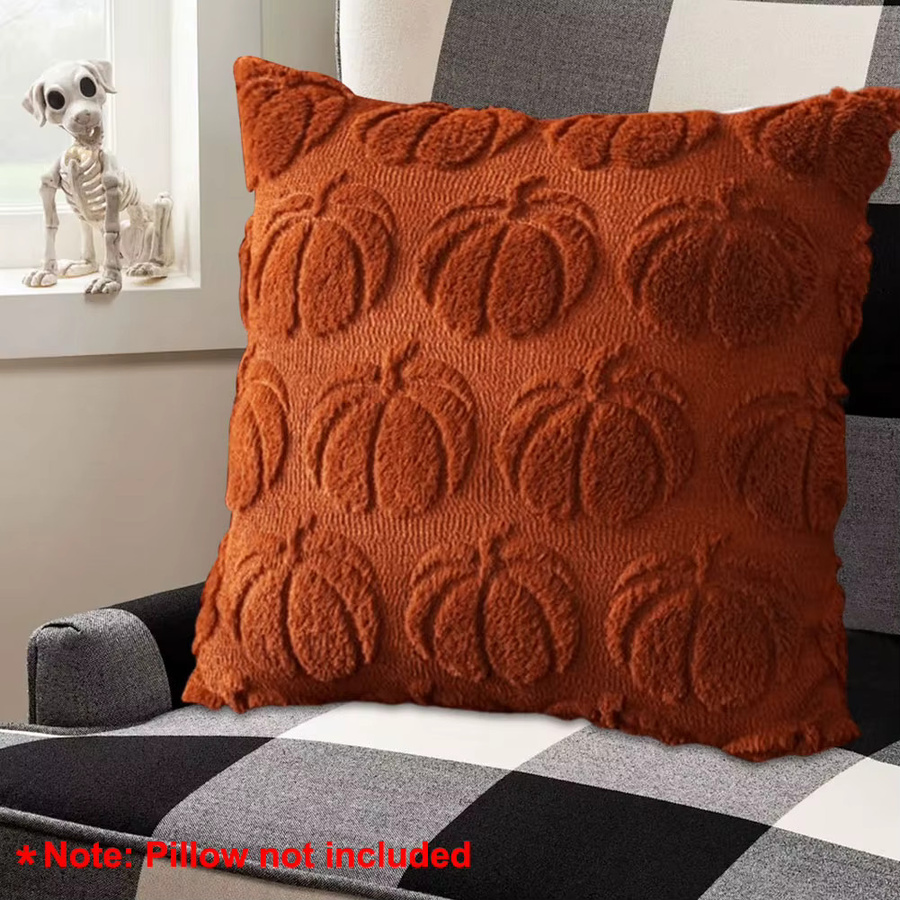 Alloet Kürbis Herbst Kissenbezüge für Sofa und Halloween Dekoration, B/B/H: 45 x 45 cm - Bild 2
