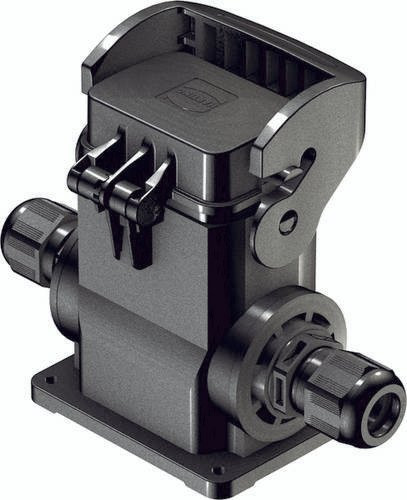 HARTING Sockelgehäuse 19 43 106 0297 aus Kunststoff in Schwarz - Bild 1