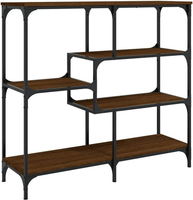 vidaXL Konsolentisch in Braun mit Eichen-Optik, B/T/H: 103 x 32 x 95 cm - Bild 1