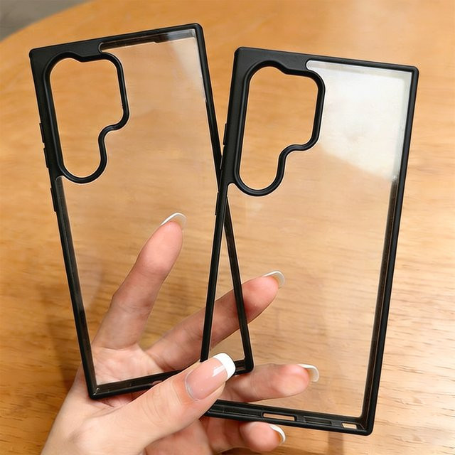 Weiche Silikon-Handyhülle für Samsung Galaxy A-Serie in Schwarz - Bild 1