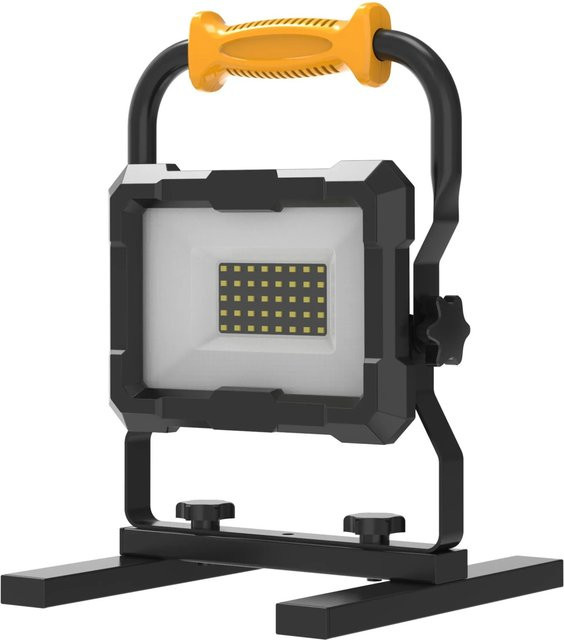 LED's work LED-Arbeitsleuchte 20 W in Schwarz mit kaltweißem Licht (5000K) und zweistufiger Dimmfunktion - Bild 2