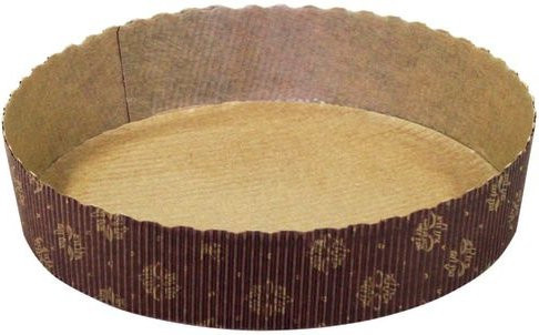 Schneider Backformen aus Papier, rund, braun, Durchmesser: 15,5 cm, Höhe: 3,5 cm, 540 Stück - Bild 1