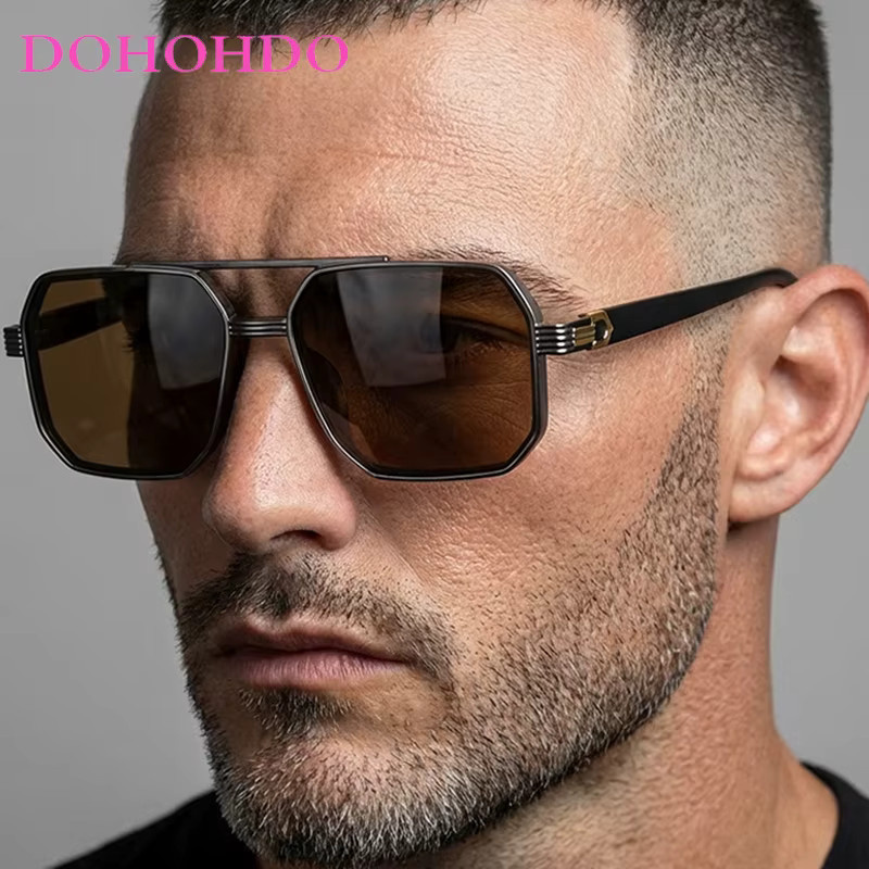 DOHOHDO Aviator Sonnenbrille, Metall, Vollrand, Unisex - Bild 3