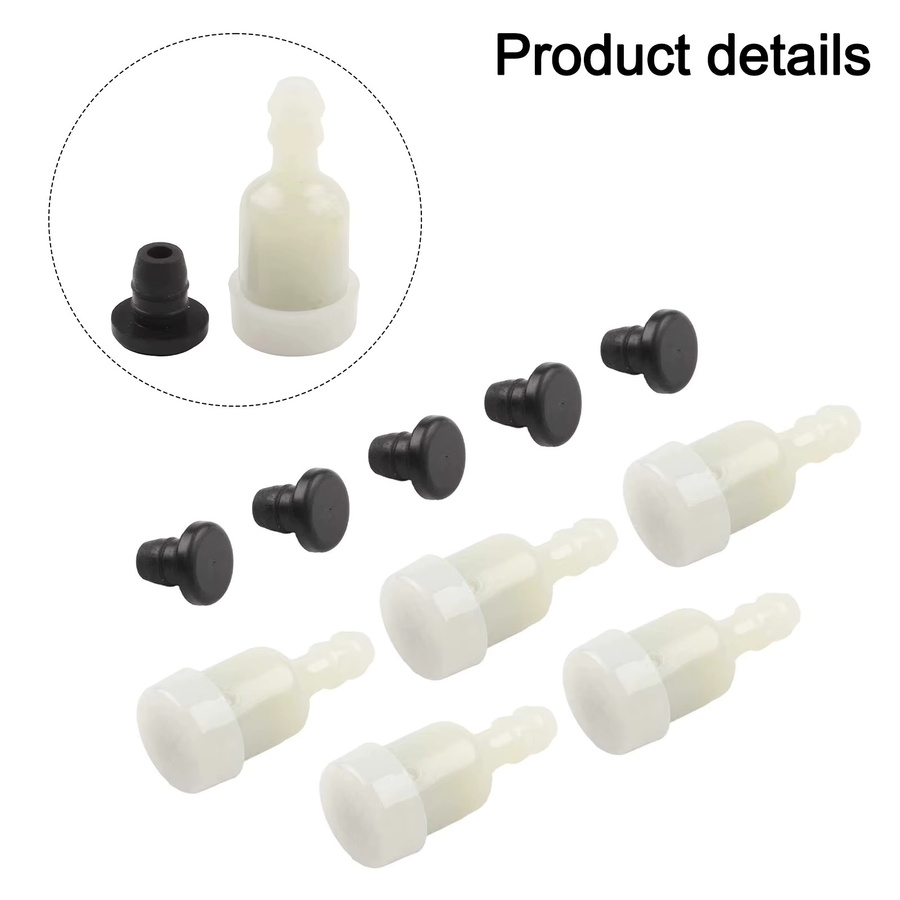 5er Set Kraftstoff Tank Entlüftung und Rückschlagventil für Kettensäge als Ersatzteil für Modelle 4500 5200 2500 TL43 CG52 von VIBRATITE - Bild 2