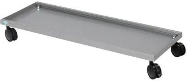 PROREGAL Transportwagen für Wertstoffsammler aus verzinktem Stahl in Silber, B/T/H: 98 x 37 x 19 cm - Bild 1