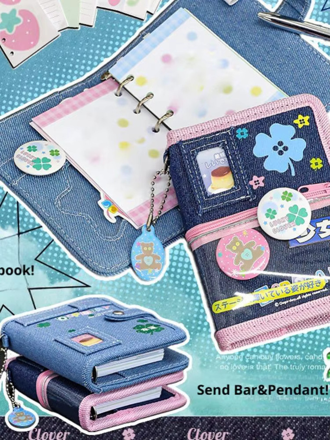 Tragbares M5-Notizbuch mit Softcover und Ringbindung, Agenda für Jahres-, Wochen- und Tagesplanung, Blau - Bild 6