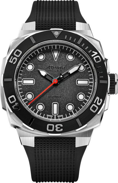 Alpina Herrenuhr Seastrong Diver Extreme, Automatik, Edelstahl, 39 mm, Schwarz - Bild 1