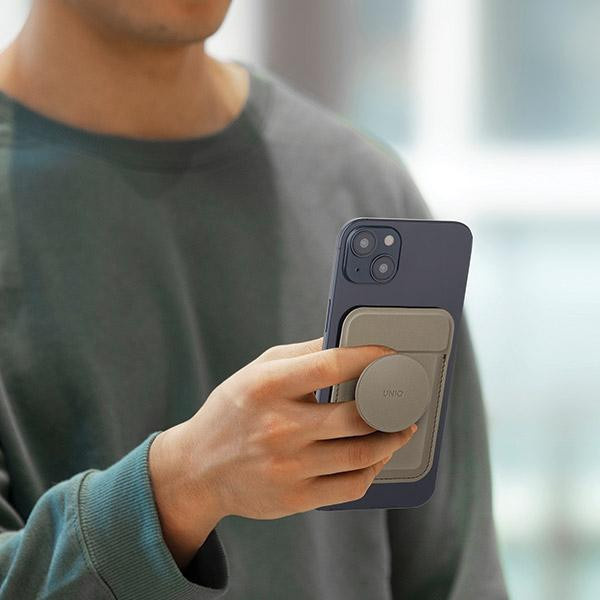 UNIQ Flixa Magnetisches Portemonnaie mit MagSafe-Ständer für iPhone in Grün - Bild 2
