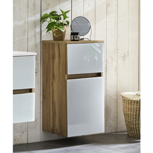 HELD MÖBEL Unterschrank Helsinki in Weiss mit Glastüren, B/H/T: 40 x 79 x 35 cm - Bild 2