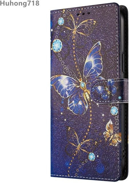 Fairphone 6 Leder-Flip-Hülle Brieftasche Cover in Purple - Bild 1