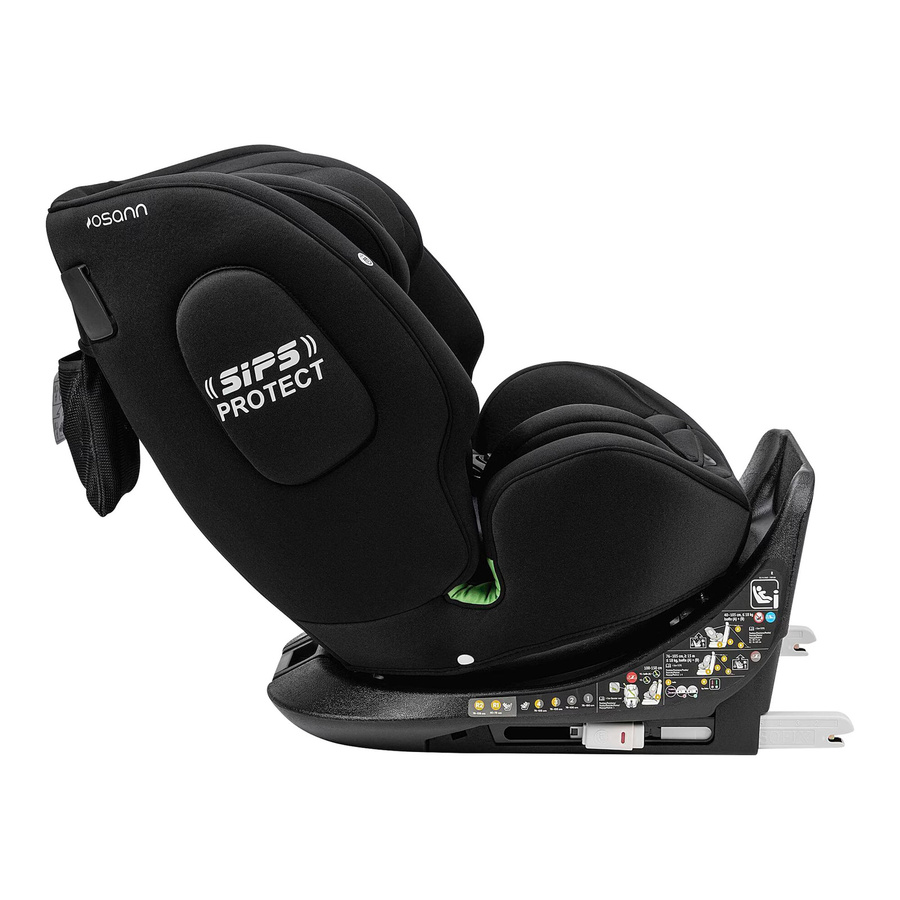 Osann Kindersitz One360 mit Isofix-Basis, rotierbar, i-Size nach UN R129, für 100 bis 150 cm Körpergröße, Schwarz - Bild 2