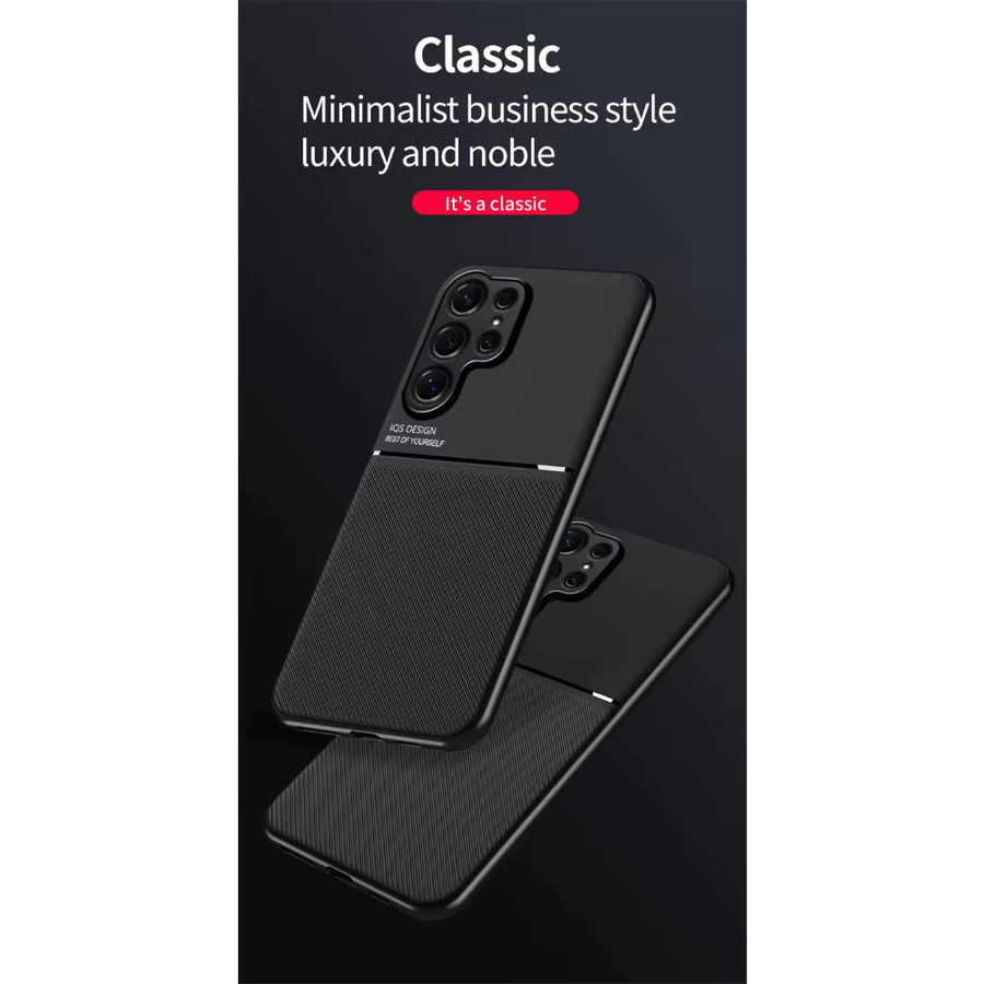 Magnetische Lederhülle im Business Kevlar-Stil für Samsung Galaxy S26 Ultra S26+ S25 Edge S24 S23 FE S22 S21 Plus, stoßfeste Abdeckung in Schwarz und Grün - Bild 5