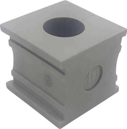 TRU COMPONENTS ELT 10 Kabeldurchführung geschlitzt aus Elastomer in Grau mit maximalem Klemm-Durchmesser von 11mm - Bild 1