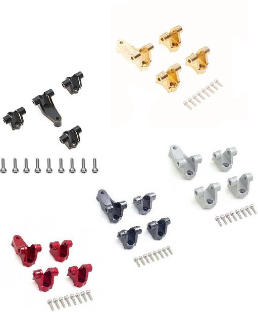 RC-TEILE Messingachse Aluminiumlegierung Mount Set Suspension Links Ständer, Metall, Zubehör - Bild 1