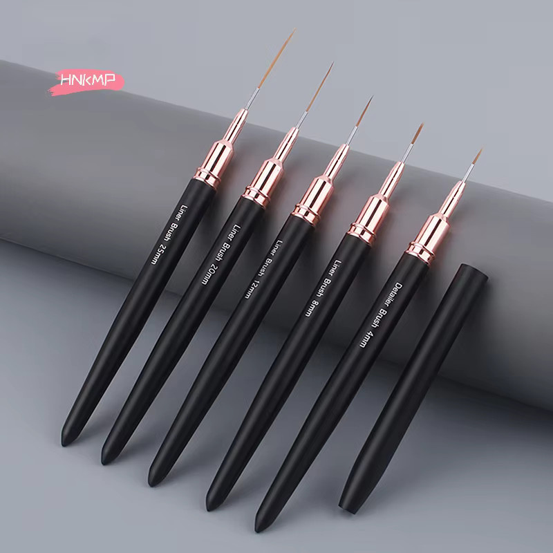 HNKMP Nail Art Liner-Pinsel-Set, 5-teilig, Unisex - Bild 5