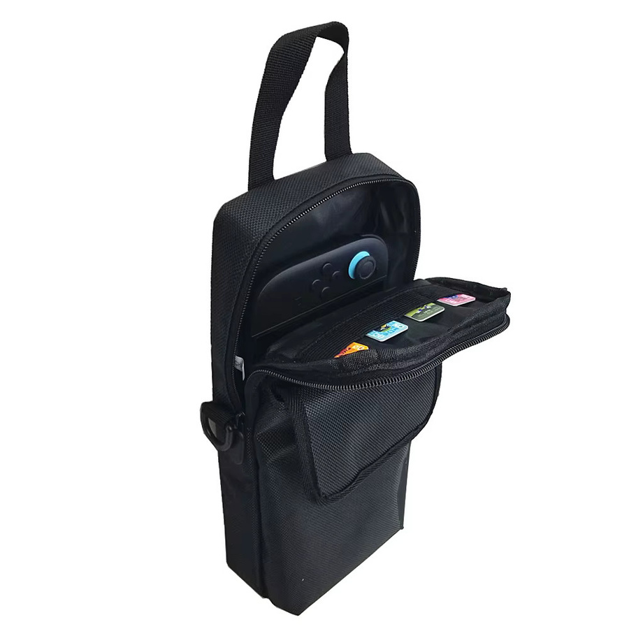 BUBM Schultertasche als kratzfeste Tragetasche für Nintendo Switch 2, Steam Deck und Rog Ally in Schwarz - Bild 4