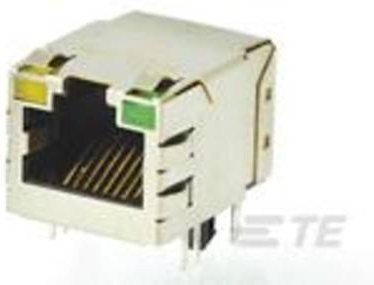 TE Connectivity Mag45 Connector mit Magnetics in Silber 6605814-4 - Bild 1