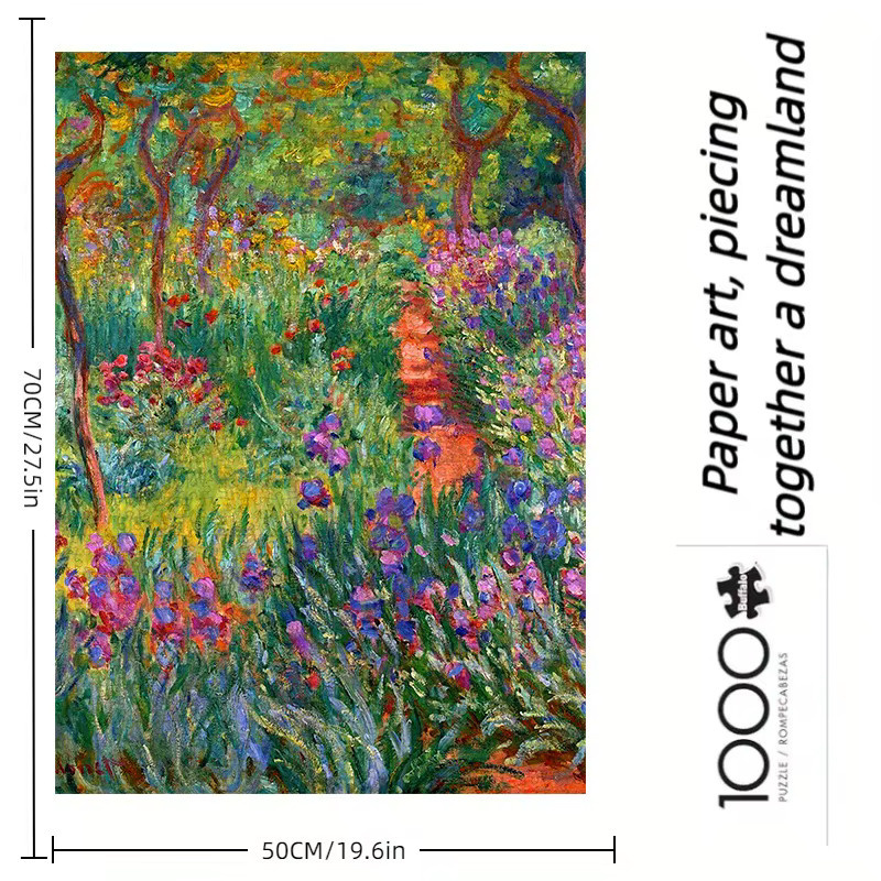 AZNM Monets Garten, Puzzle, 1.000 Teile - Bild 2