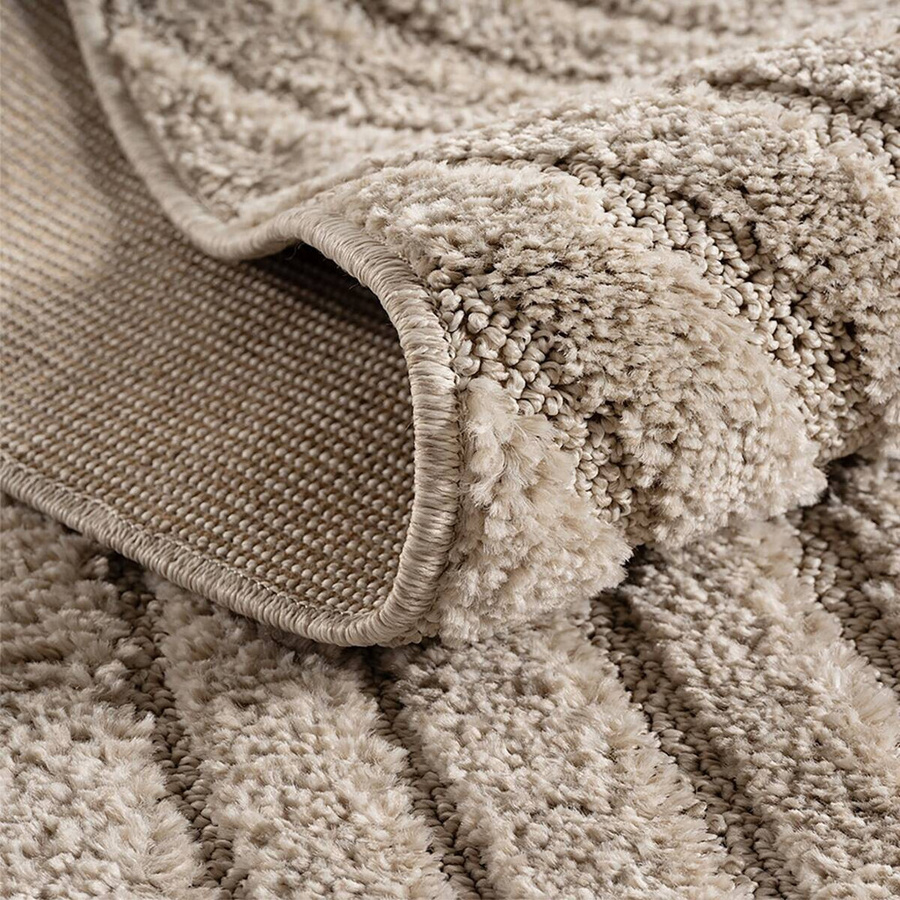 Ayyildiz Kurzflorteppich Art 1122 Boho Beige Rund Durchmesser: 200 cm - Bild 2