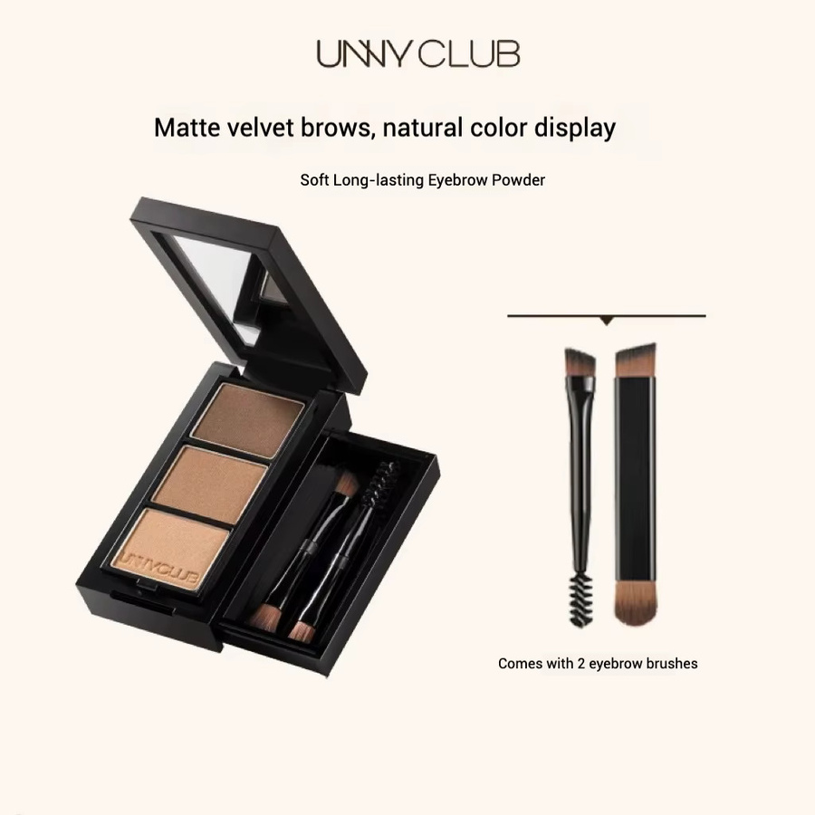 UNNY Tricolor Eyebrow Powder Plate, Puder, Augen - Bild 2