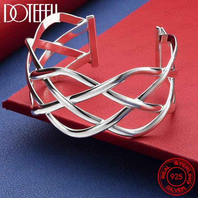 DOTEFFIL Interweave-Armband, 925 Sterlingsilber, Unisex - Bild 1