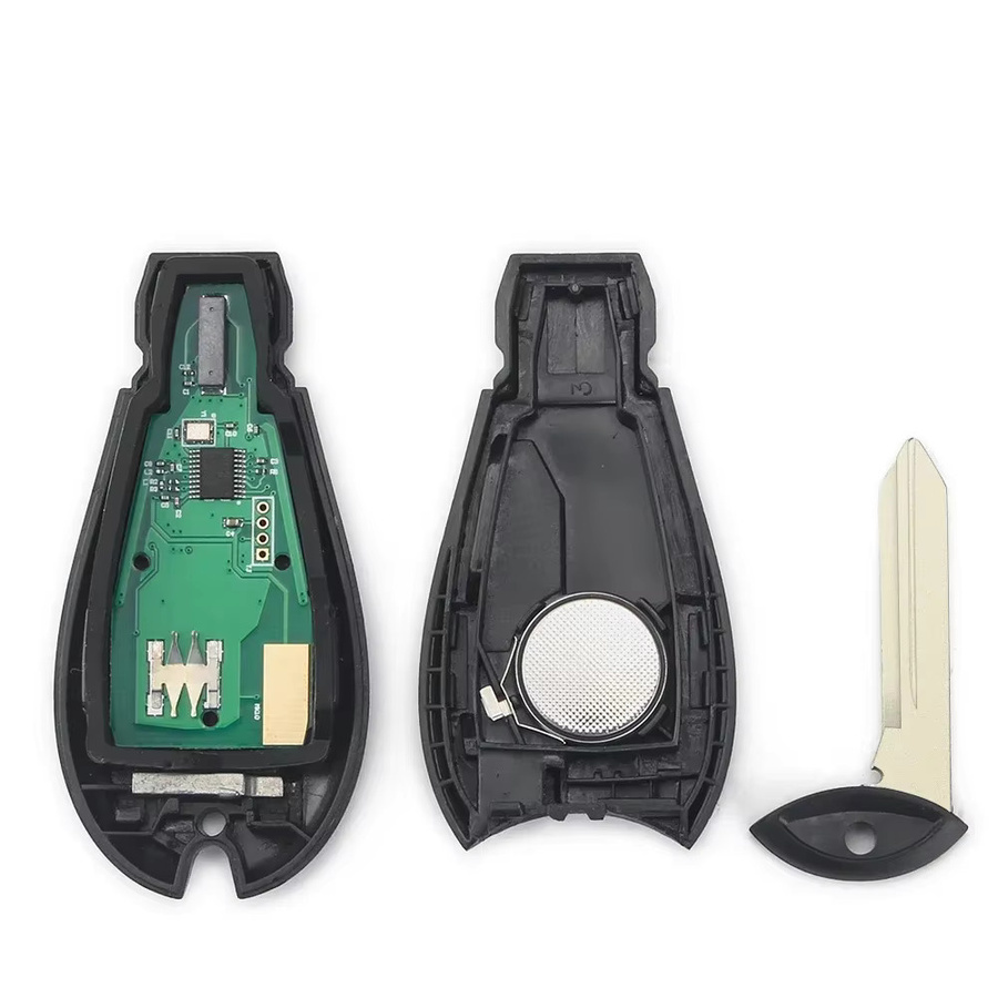 KEYYOU Fernbedienung Auto Schlüssel 433MHz M3N5WY783X für Chrysler Town & Country, Jeep Grand Cherokee und Dodge Caravan in Schwarz - Bild 4