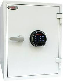 Feuerschutzschrank Phoenix FS 1283 F mit Fingerprintschloss aus Stahl in Signalweiß RAL 9003, B/T/H: 57,0 x 51,5 x 44,0 cm - Bild 1