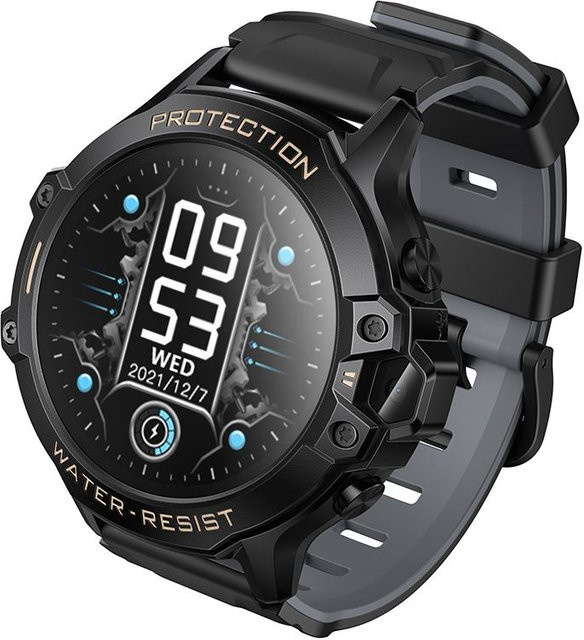 HOCO Y107 Kids Smartwatch mit GPS und Telefonfunktion, Schwarz - Bild 1